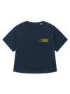 T-Shirt Frauen Roundback Oversized UNITED4RESCUE (Logo klein)
