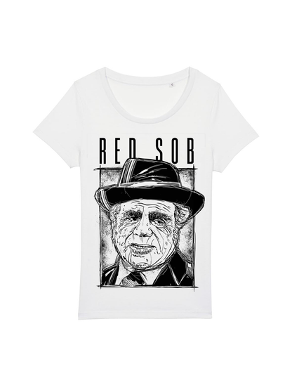 Red Sob white women t-shirt dna merch