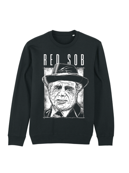 Red Sob black sweater dna merch