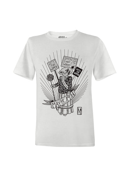 Kampf für Frauenwahlrecht 1914 White T-Shirt dna merch 