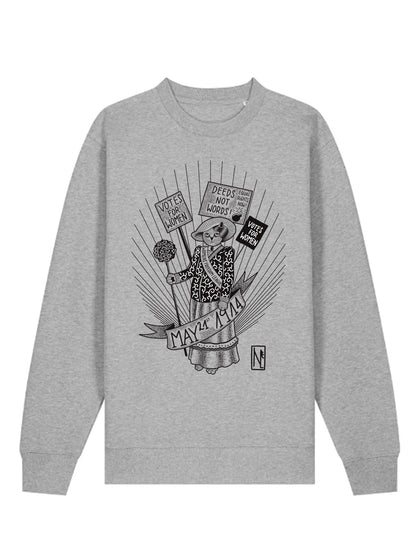 Kampf für Frauenwahlrecht 1914 Grey Sweatshirt dna merch