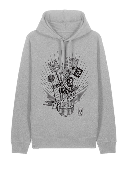 Kampf für Frauenwahlrecht 1914 Grey Hoodie dna merch