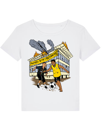T-Shirt Frauen Football To The Footballers