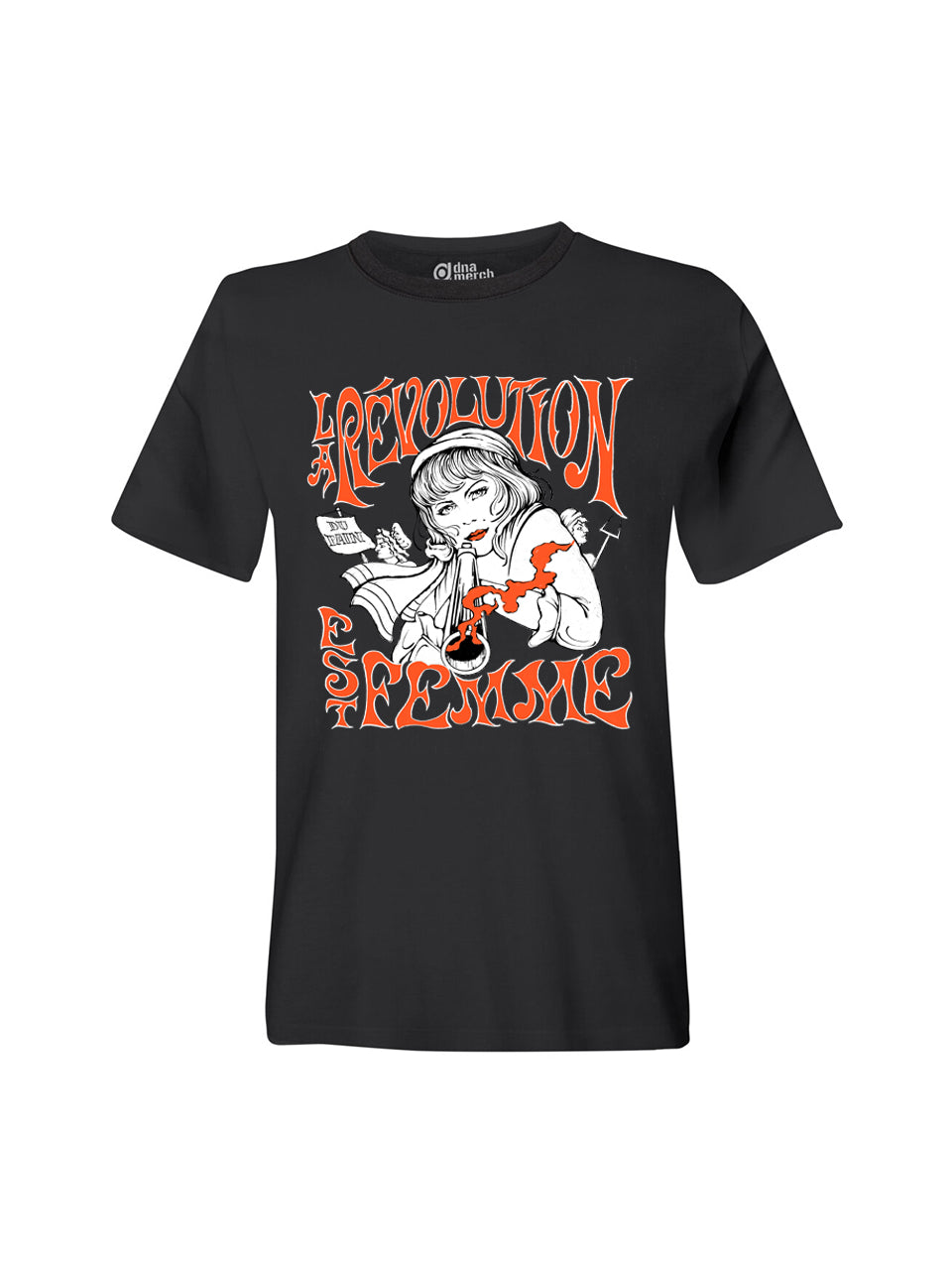 T-Shirt Unisex La Revolution Est Femme (Frankreich 1789)
