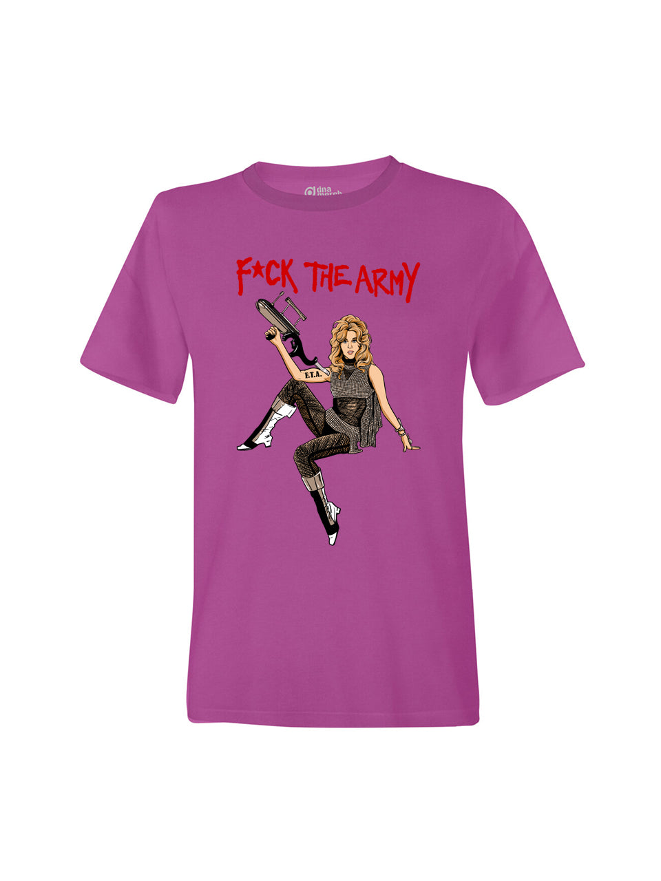 T-Shirt Unisex F*ck The Army (Jane Fonda)