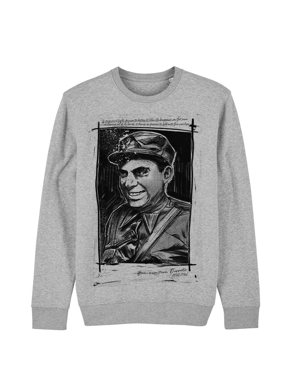 Sweatshirt No Government (Buenaventura Durruti)