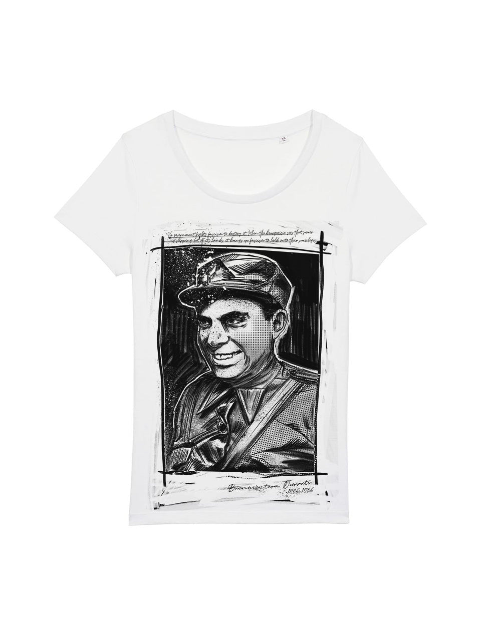 T-Shirts Frauen Keine Regierung (Buenaventura Durruti)