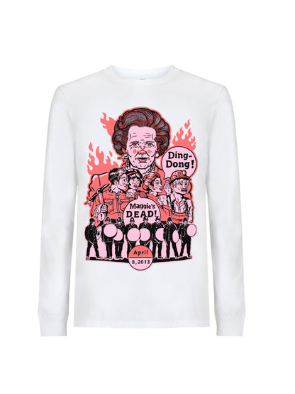 Langarmshirt Ding Dong! (Maggie Thatcher)