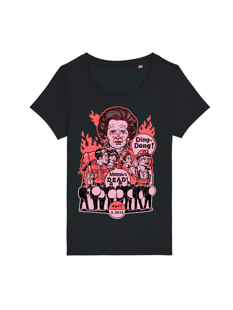 T-Shirts Women Ding Dong! (Maggie Thatcher)