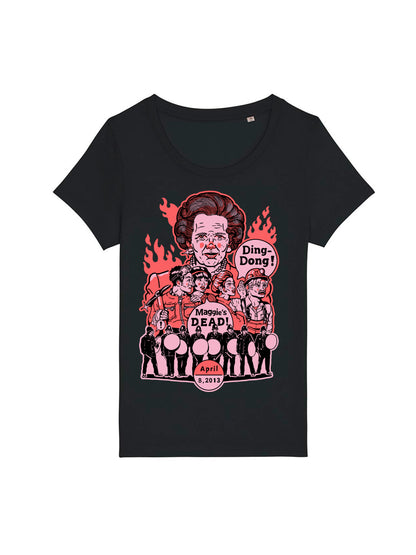 T-Shirt Frauen Ding Dong! (Maggie Thatcher)