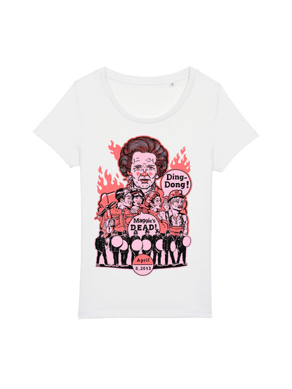 T-Shirt Frauen Ding Dong! (Maggie Thatcher)