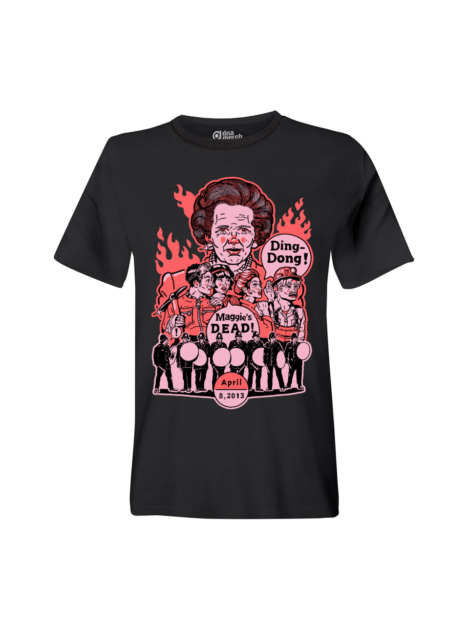 T-Shirts Unisex Ding Dong! (Maggie Thatcher)