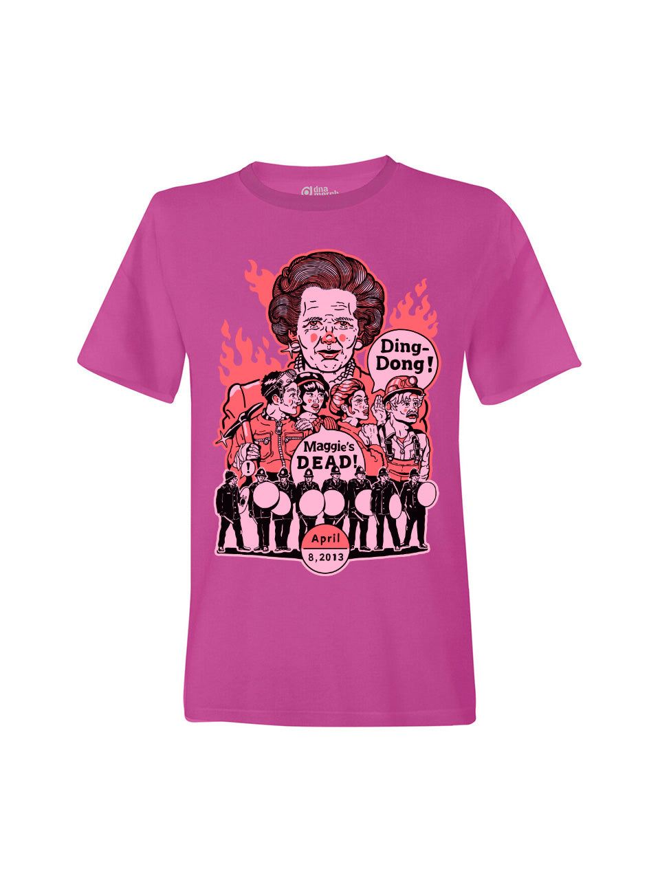 T-Shirts Unisex Ding Dong! (Maggie Thatcher)