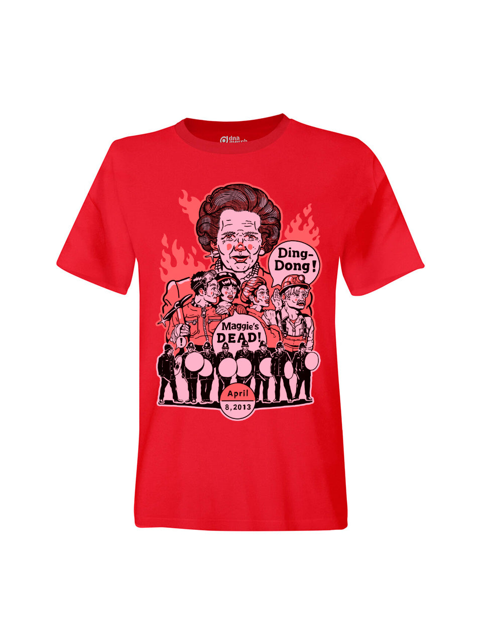 T-Shirts Unisex Ding Dong! (Maggie Thatcher)