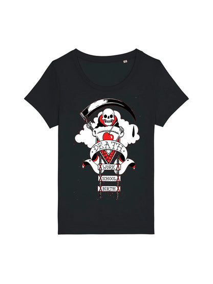 T-Shirt Frauen Kuchen Im Himmel (Joe Hill)