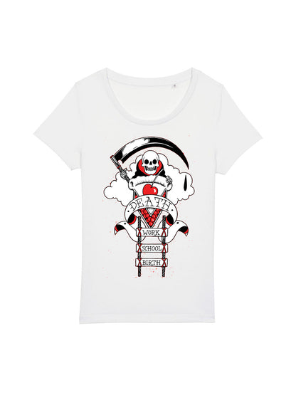 T-Shirt Frauen Kuchen Im Himmel (Joe Hill)