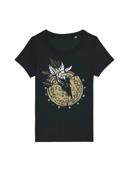 T-Shirt Frauen Wahres Wachstum (Aragon-Landkollektive)