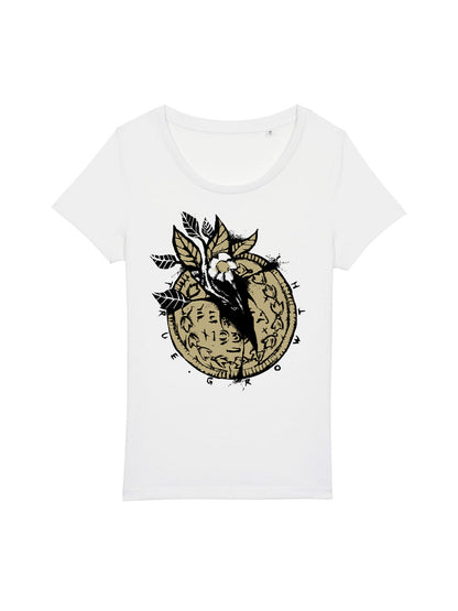 T-Shirt Frauen Wahres Wachstum (Aragon-Landkollektive)