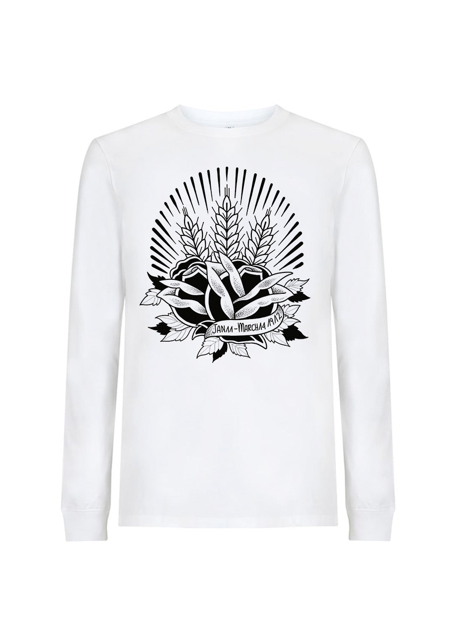 Long Sleeve T-Shirt Bread and Roses Strike