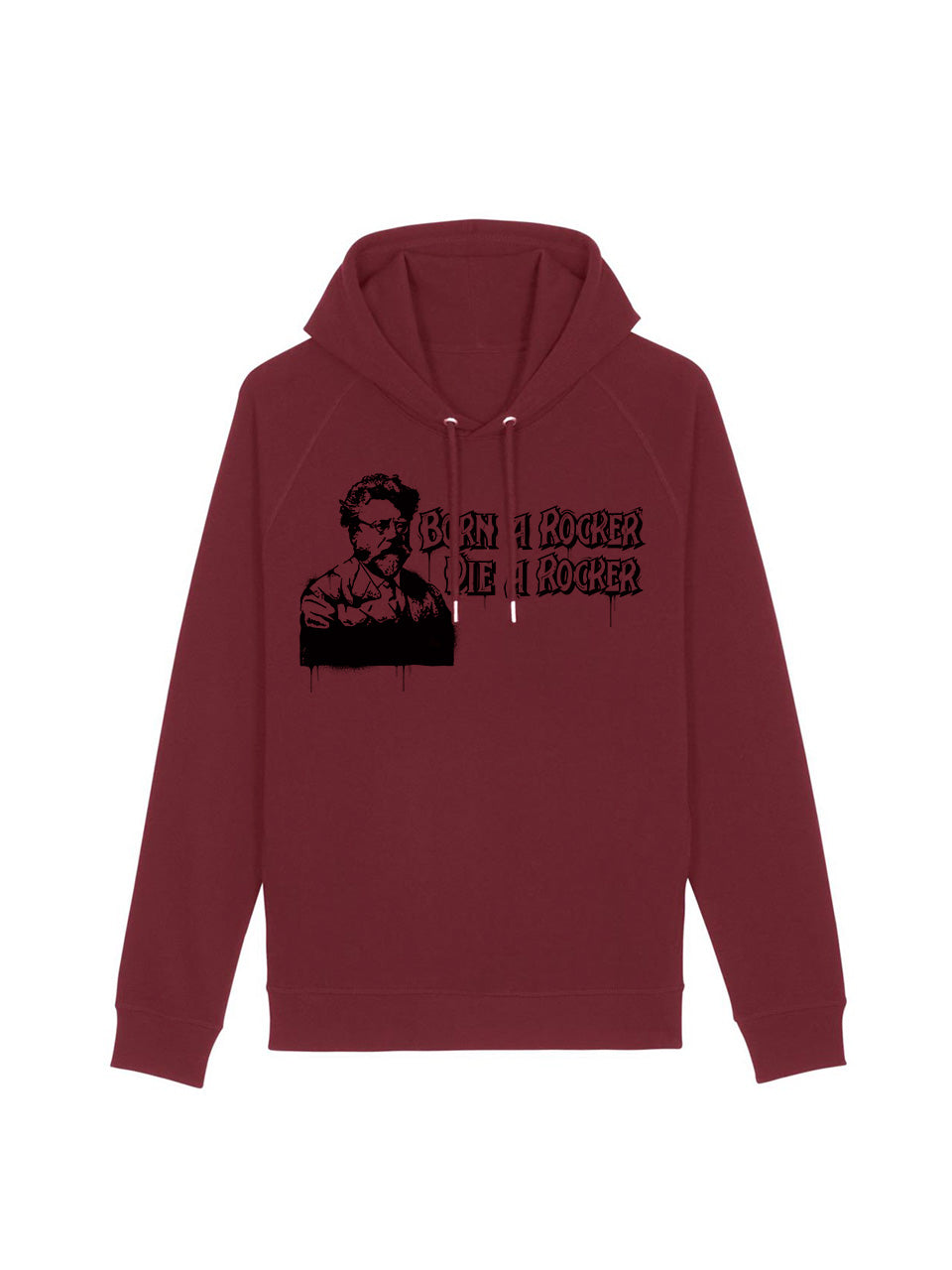 Hoodie Born A Rocker Die A Rocker (Rudolf Rocker)