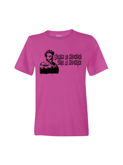 T-Shirt Unisex Born A Rocker Die A Rocker (Rudolf Rocker)