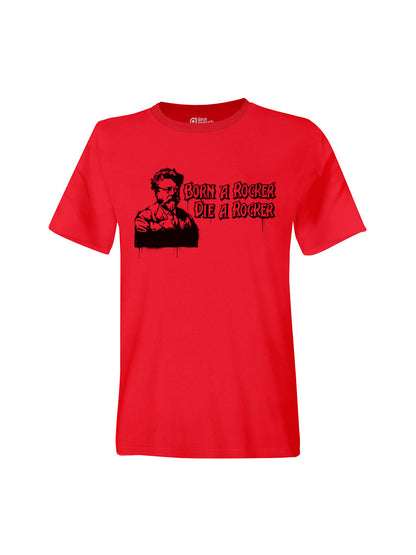 T-Shirt Unisex Born A Rocker Die A Rocker (Rudolf Rocker)