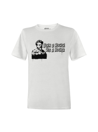 T-Shirt Unisex Born A Rocker Die A Rocker (Rudolf Rocker)