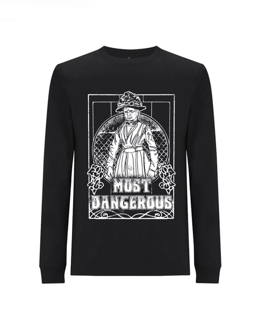 Long Sleeve T-Shirt Unisex Most Dangerous (Mother Jones)