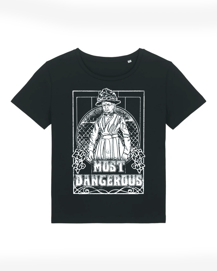 T-Shirt Frauen Most Dangerous (Mother Jones)