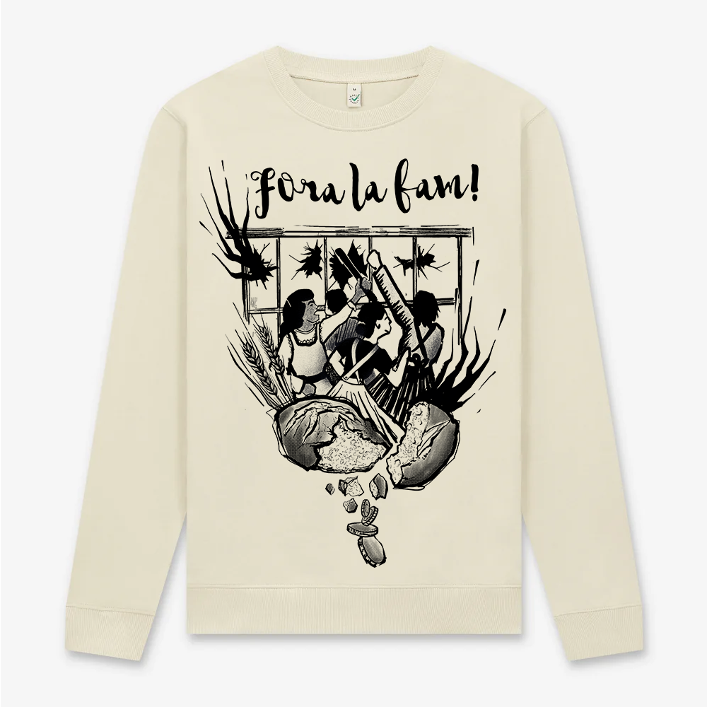 Rundhalspullover Fora La Fam! (Brotaufstände 1789)