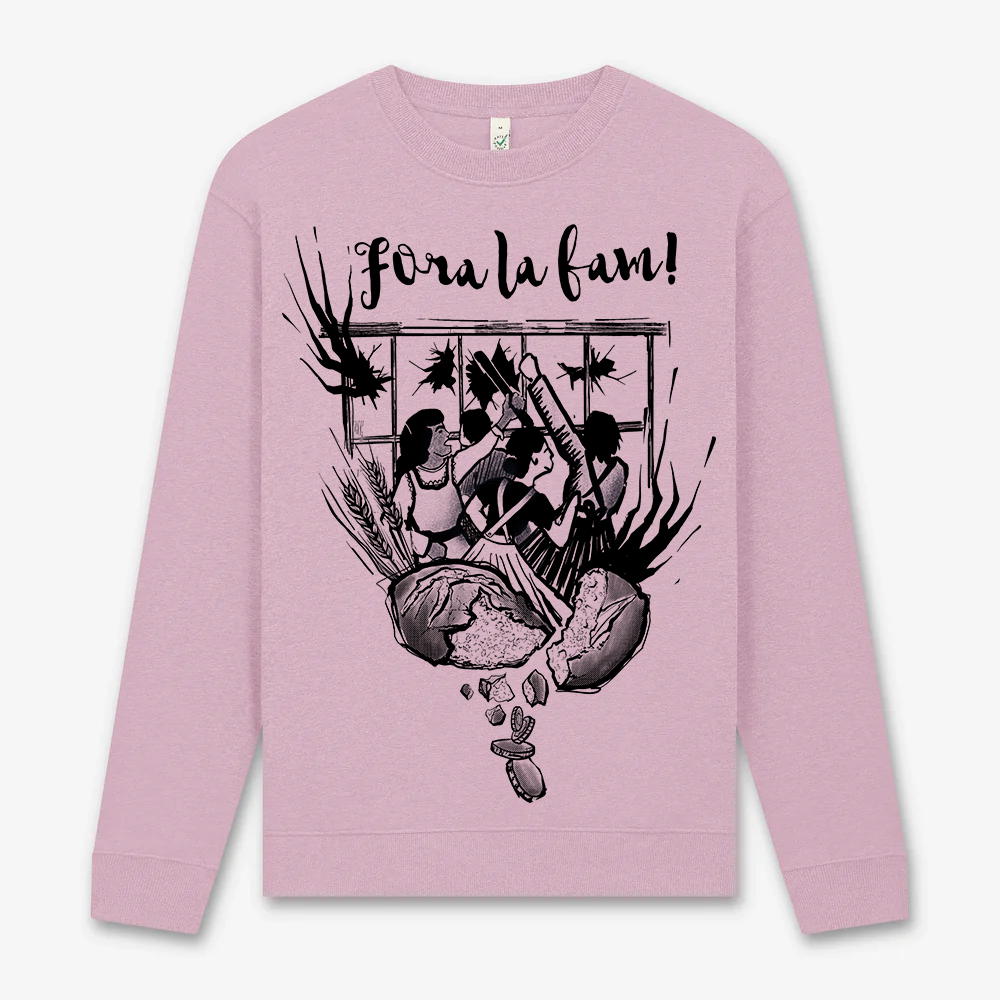 Rundhalspullover Fora La Fam! (Brotaufstände 1789)