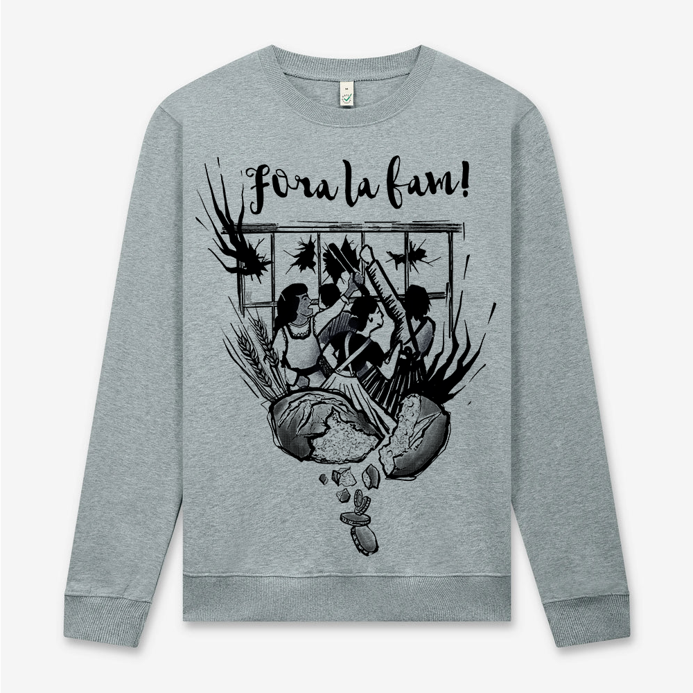 Rundhalspullover Fora La Fam! (Brotaufstände 1789)