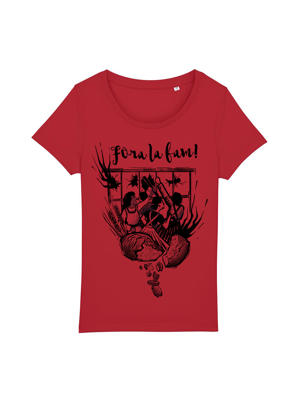 T-Shirt Frauen Fora La Fam! (Brotaufstände 1789)