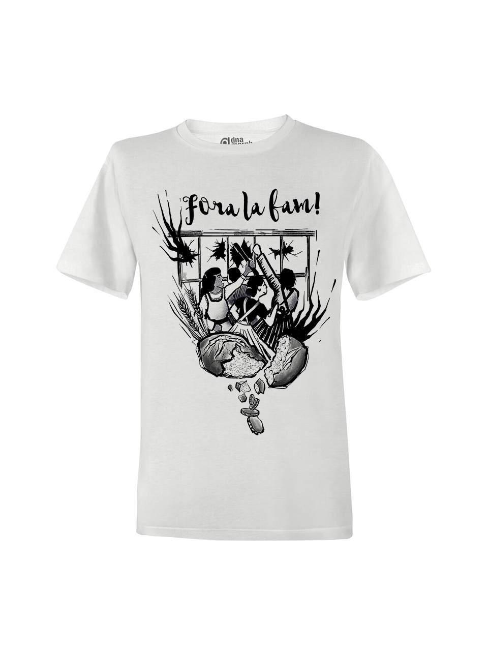 T-Shirt Unisex Fora La Fam! (Bread Riots 1789)