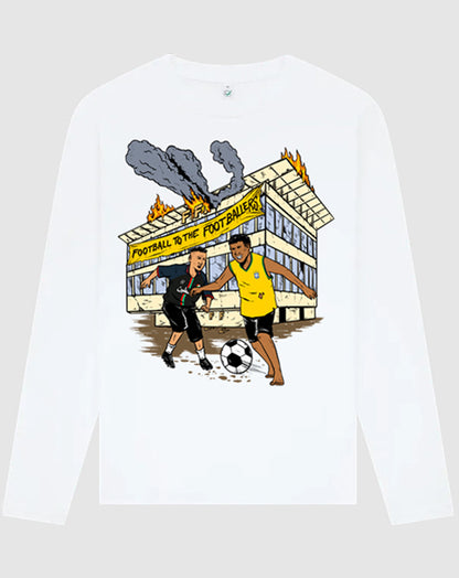 Langarmshirt Football To The Footballers