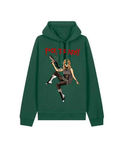 Kapuzenpullover F*ck The Army (Jane Fonda)
