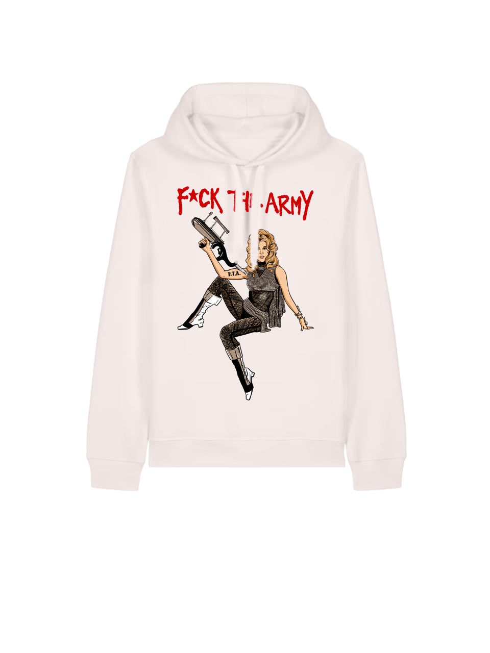 Kapuzenpullover F*ck The Army (Jane Fonda)