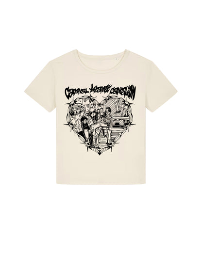 T-Shirt Frauen Karneval Gegen Kapitalismus