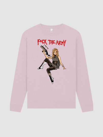 Rundhalspullover F*ck The Army (Jane Fonda)