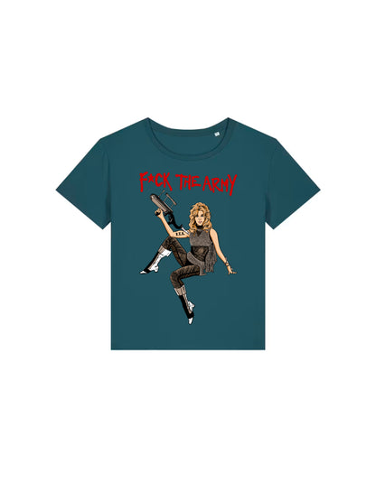 T-Shirt Women F*ck The Army (Jane Fonda)