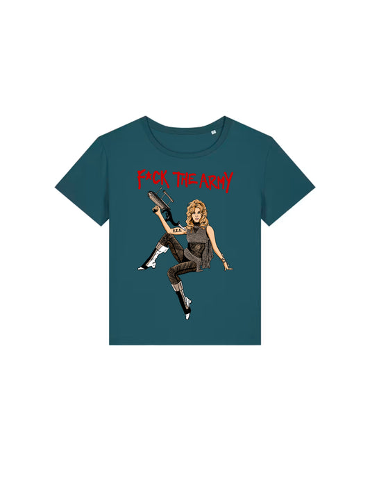 T-Shirt Frauen F*ck The Army (Jane Fonda)