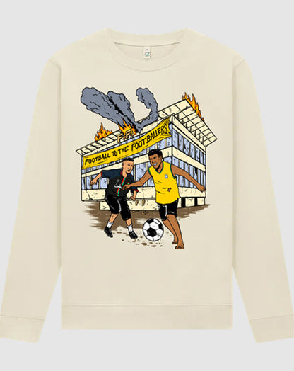 Rundhalspullover Football To The Footballers
