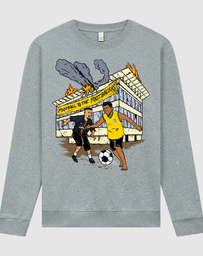 Rundhalspullover Football To The Footballers