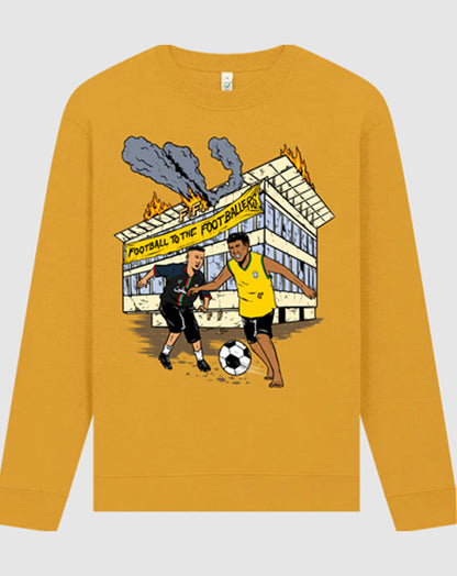 Rundhalspullover Football To The Footballers