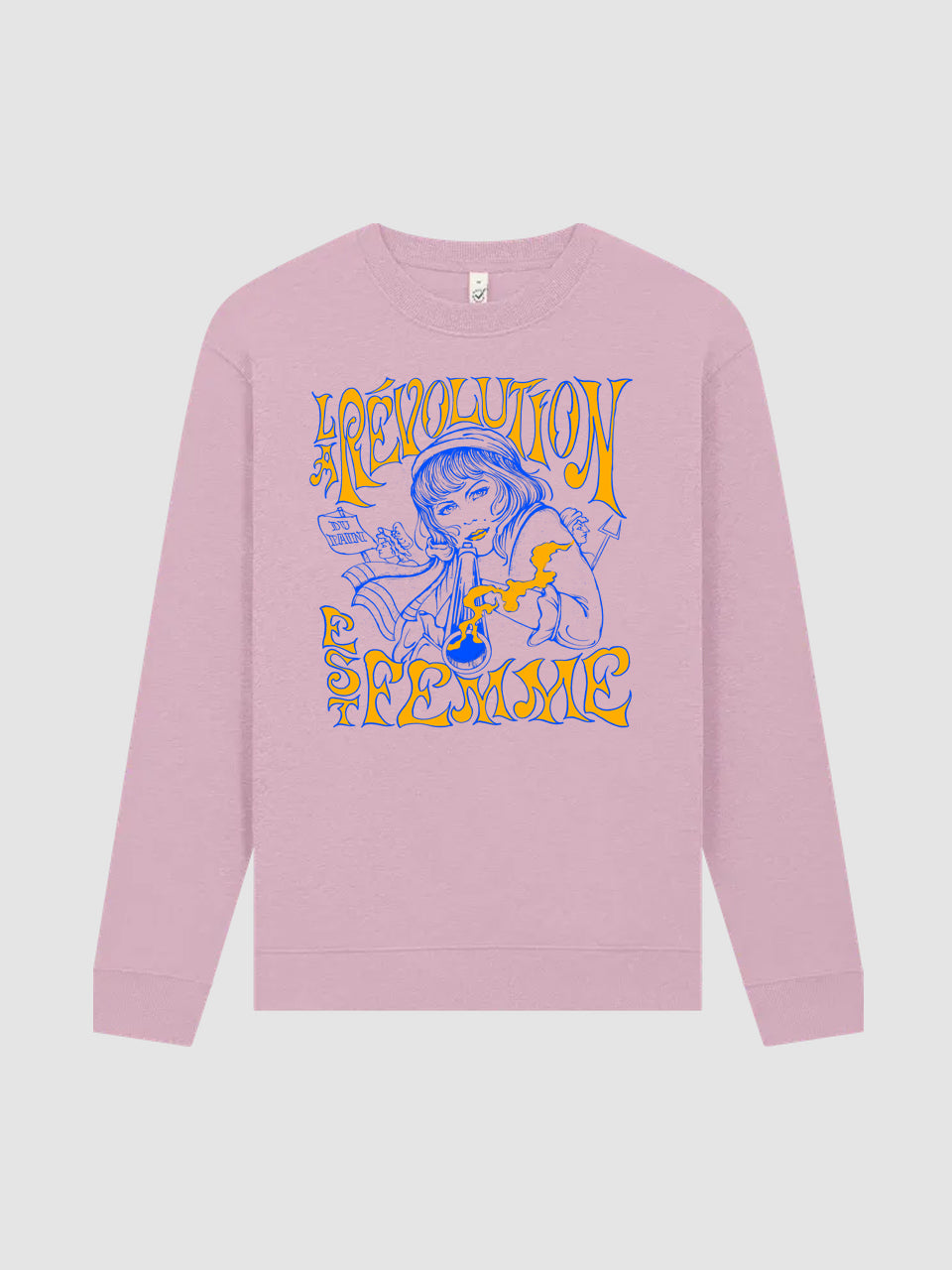 Rundhalspullover La Revolution Est Femme (Frankreich 1789)
