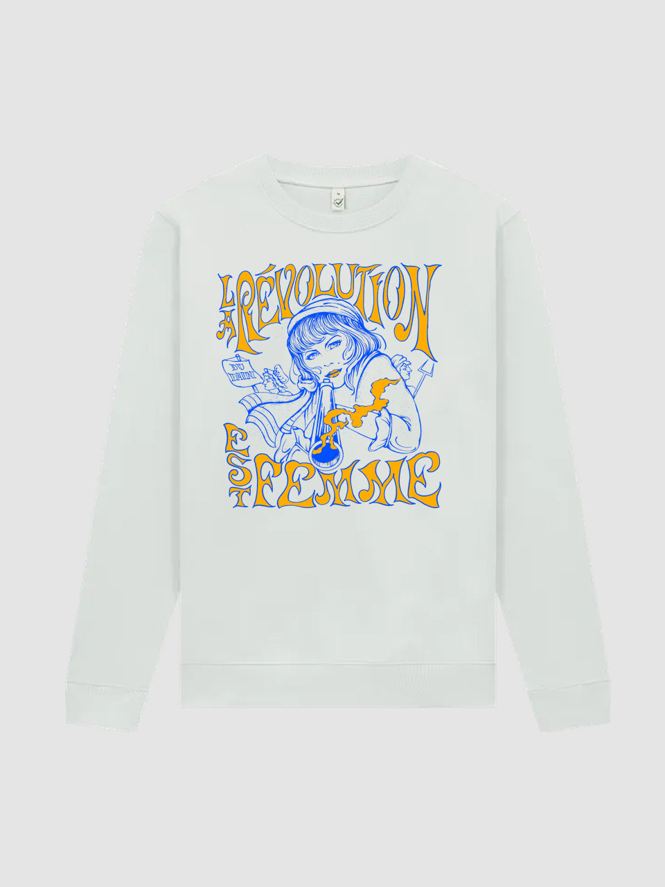 Rundhalspullover La Revolution Est Femme (Frankreich 1789)