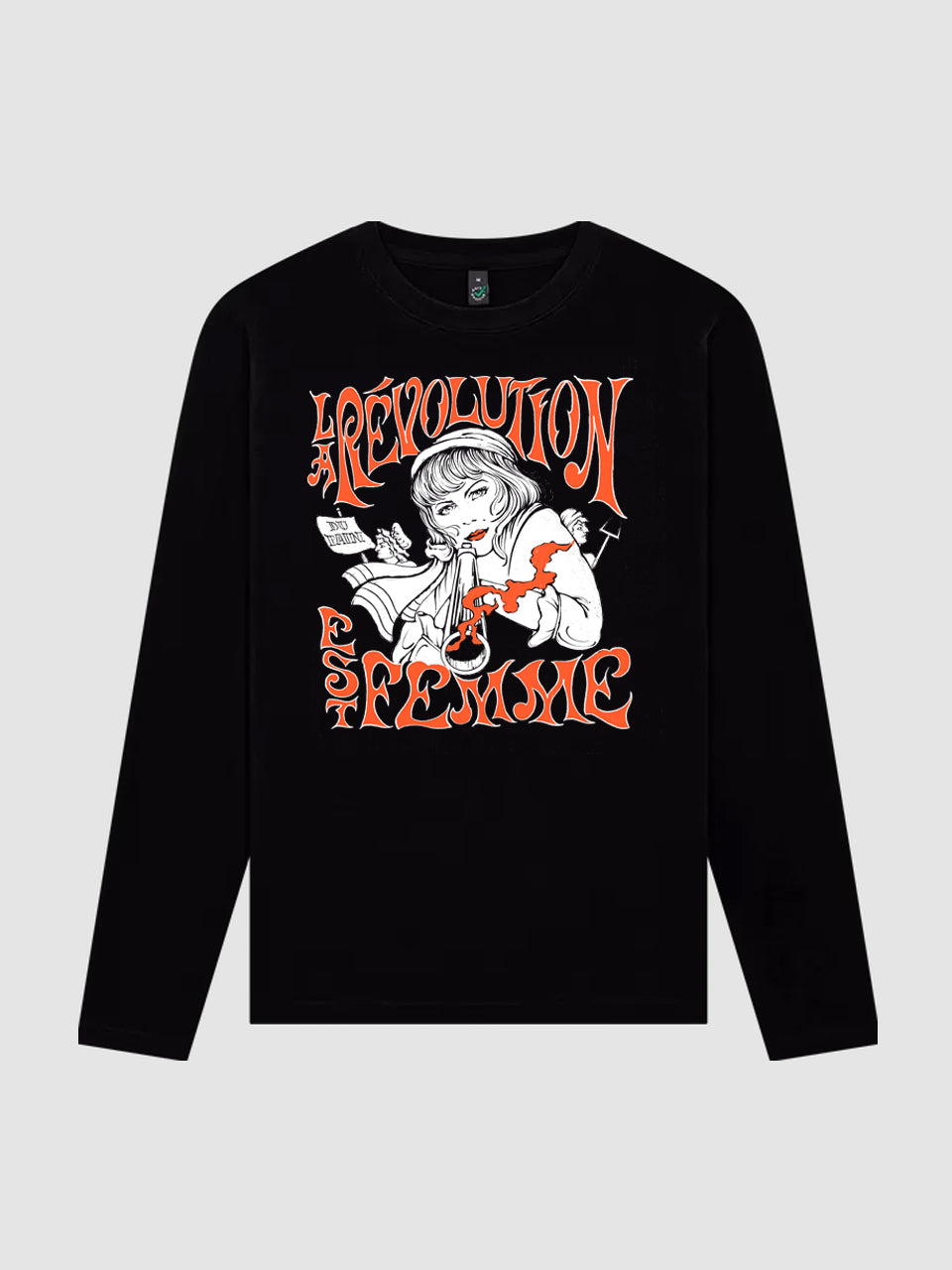 Langarmshirt La Revolution Est Femme (Frankreich 1789)