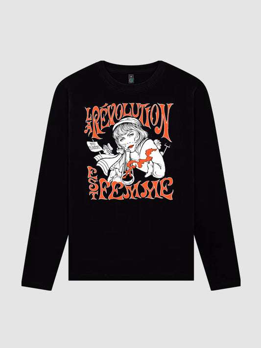 Langarmshirt La Revolution Est Femme (Frankreich 1789)