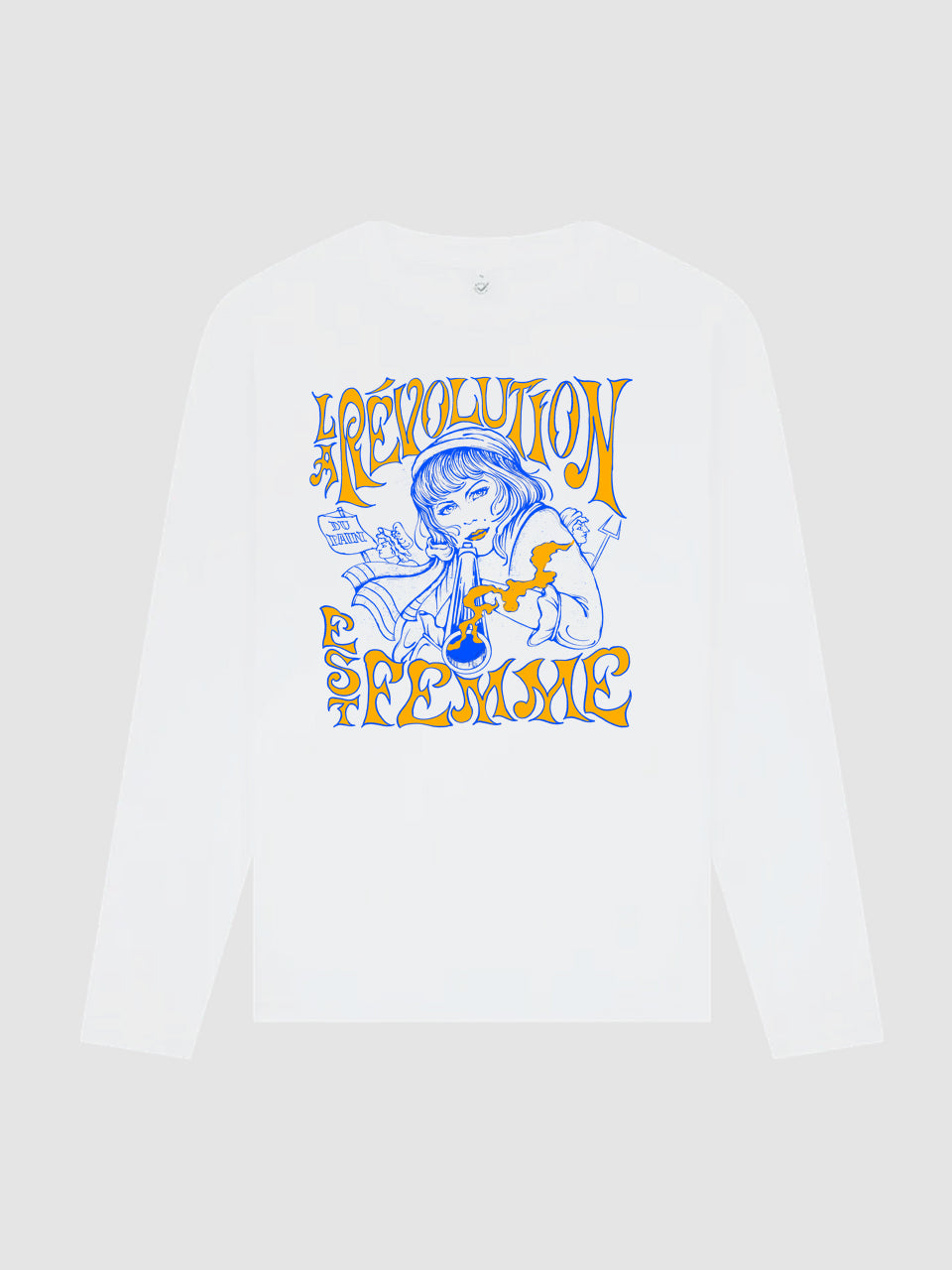Langarmshirt La Revolution Est Femme (Frankreich 1789)