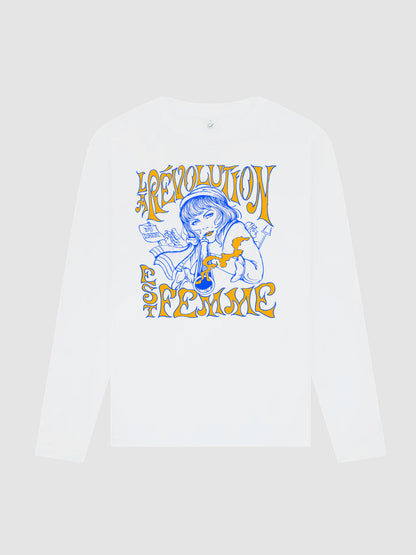 Langarmshirt La Revolution Est Femme (Frankreich 1789)